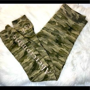 Camo green Abercrombie joggers